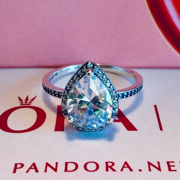 - Original pandora teardrop ring size 8 - Picture 5 of 5
